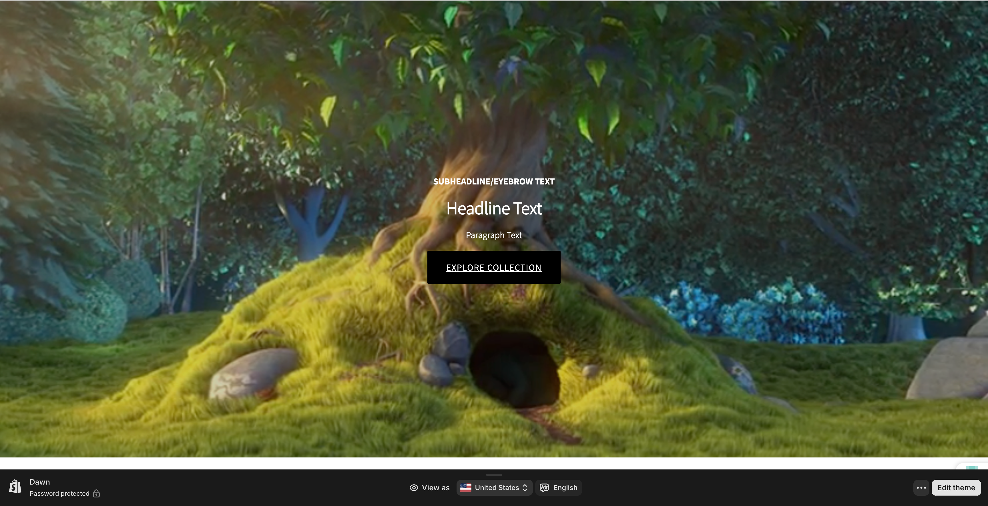 Shopify Video Banner Module